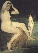 Edouard Manet Baigneuses en Seine (mk40) oil on canvas